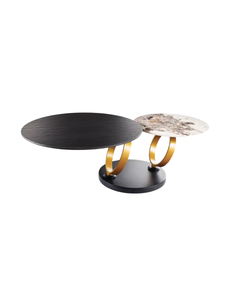 Schwenkbarer Design Keramik Couchtisch „Dancing“ Invicta Interiors