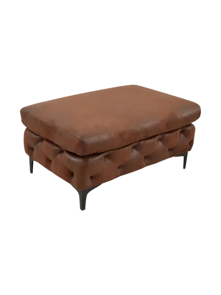 Grosser Samthocker „Modern Barock“ Invicta Interiors