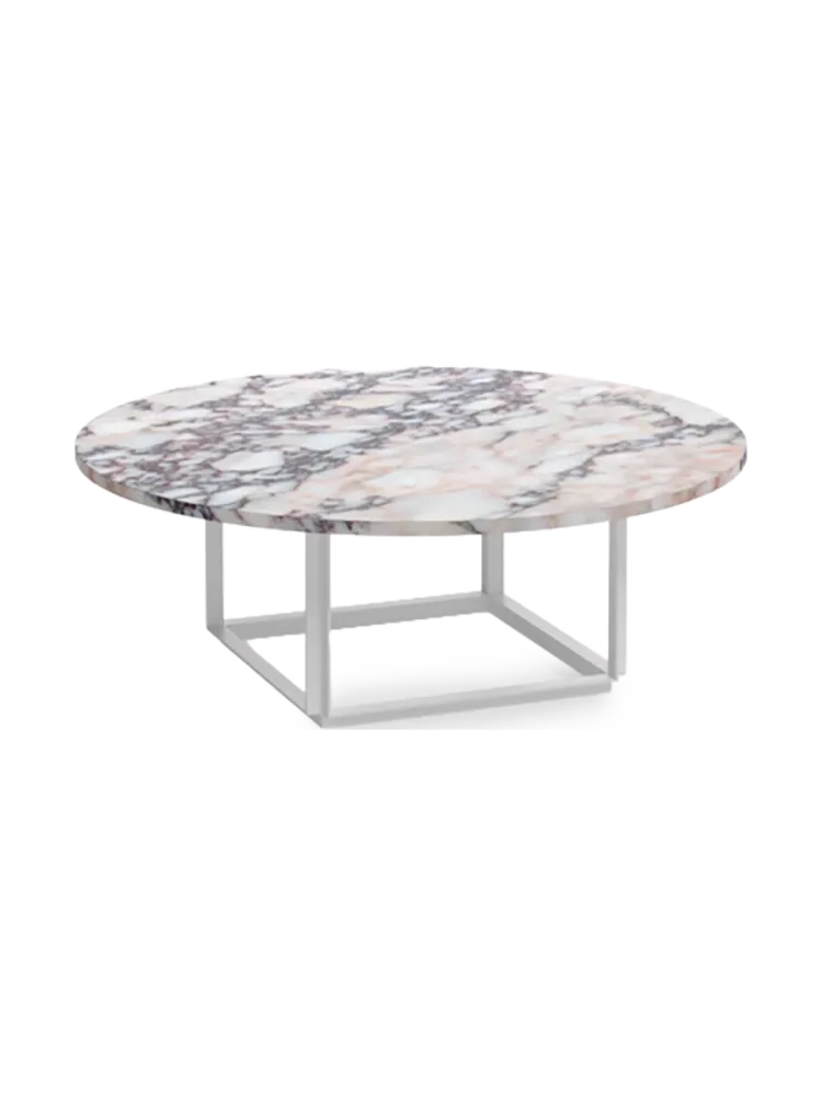 Designer Marmor Couchtisch „Florence“ - Ø 90 cm NEW WORKS
