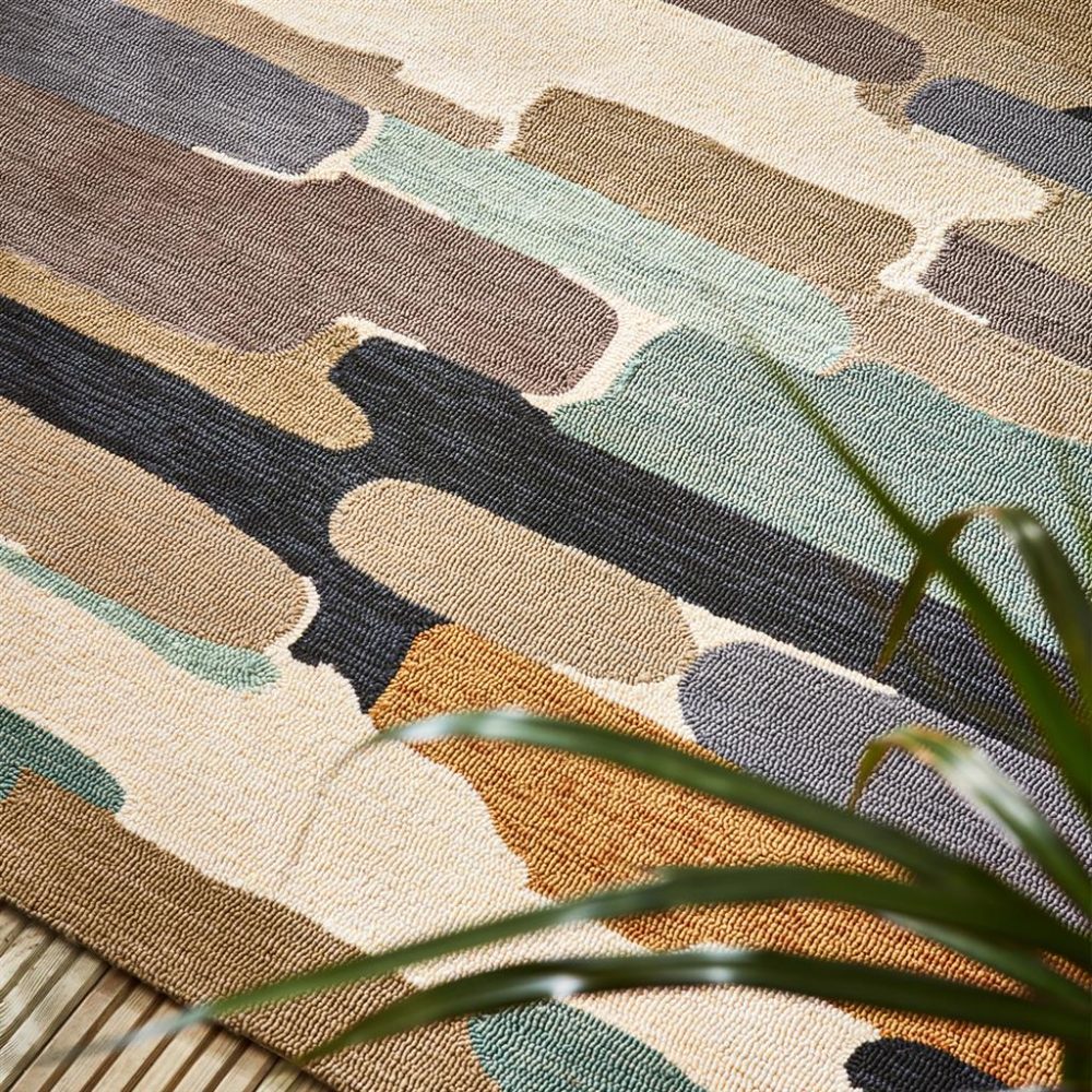 Hochwertiger In-/Outdoor Designer Teppich „Trattino“, verschiedene Grössen Harlequin