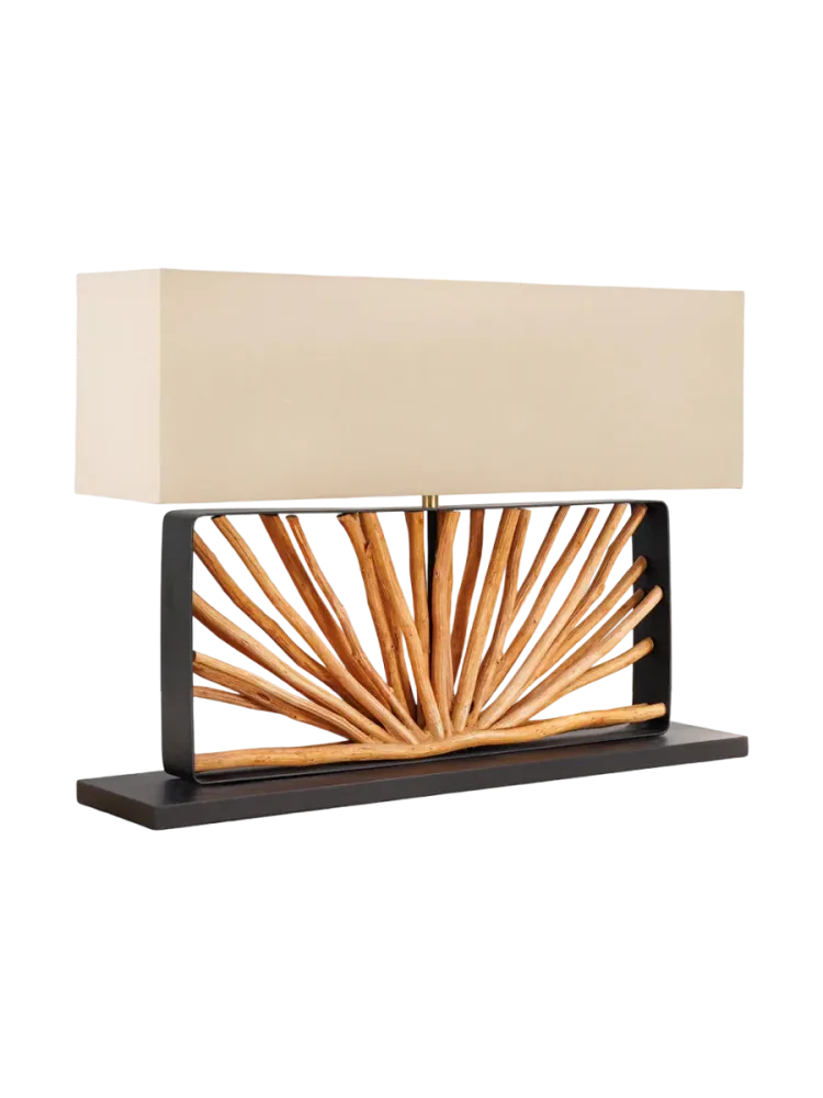 Grosse, handgefertigte Tischlampe „Elefantis“ Invicta Interiors