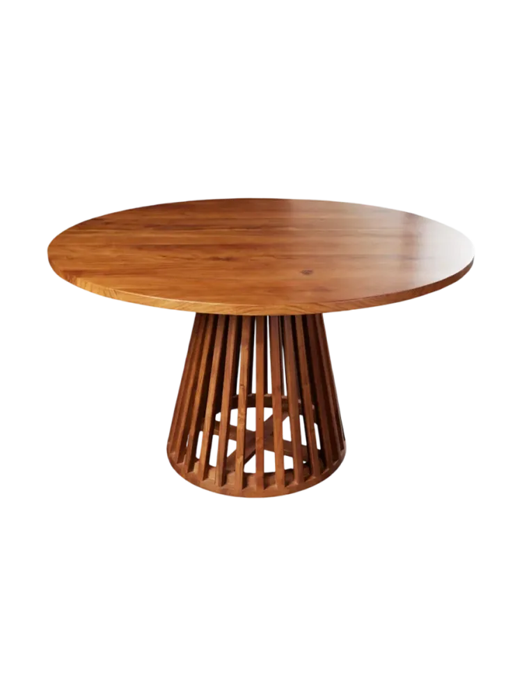 Runder Massivholz Design Esstisch „Maison la Nuit“ Invicta Interiors