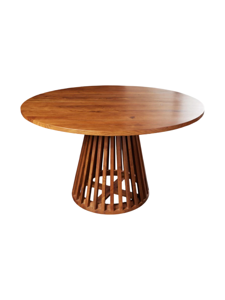 Runder Massivholz Design Esstisch „Maison la Nuit“ Invicta Interiors