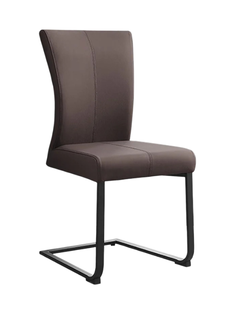 Echtleder Freischwinger Design Stuhl „Cantil“ Invicta Interiors