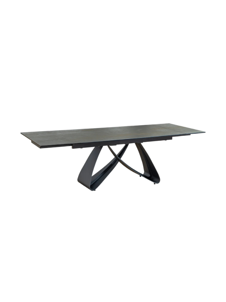 Ausziehbarer Designer-Esstisch „Butterfly“ aus Keramik 180-220-260 x 100 cm Invicta Interiors