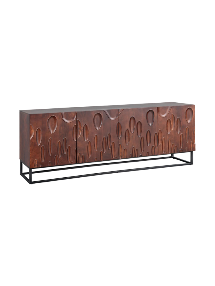 Massivholz Design Sideboard „Dune“ mit 3D-Deisgn Invicta Interiors