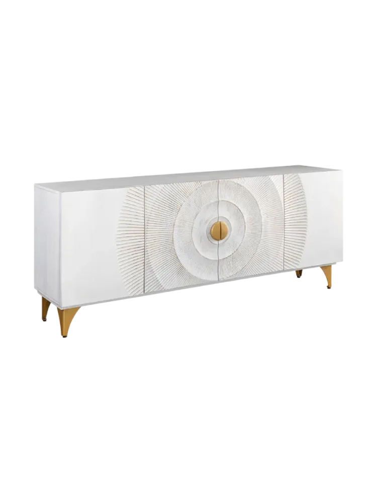 Grosses Massivholz Sideboard „Brilliant Sunset“ Invicta Interiors