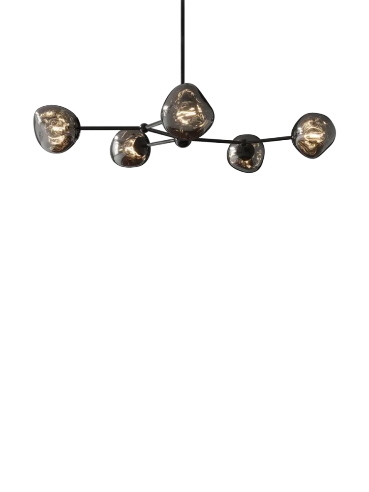 Design Pendellampe „Liquid Diamond“, 5-flammig Invicta Interiors