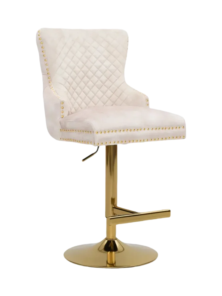 Höhenverstellbarer Design Barstuhl „Castle Deluxe“ mit Löwenkopf Invicta Interiors