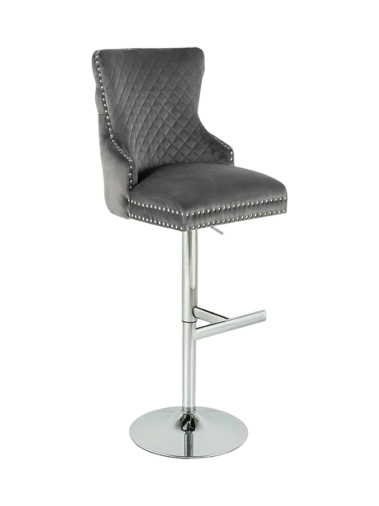 Höhenverstellbarer Design Barstuhl „Castle Deluxe“ mit Löwenkopf Invicta Interiors