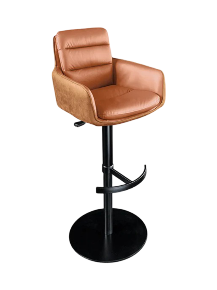 360° drehbarer Echtleder Barstuhl „Big Lewis“ Invicta Interiors