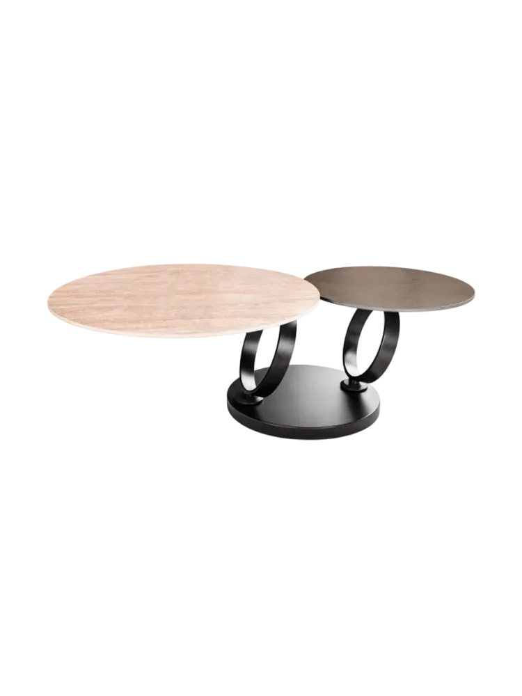 Schwenkbarer Design Keramik Couchtisch „Dancing“ Invicta Interiors