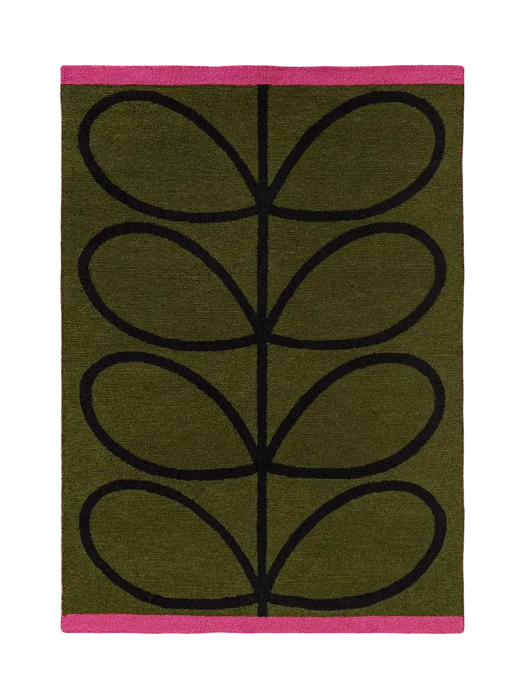 Hochwertiger In-/Outdoor Designer Teppich „Linear Stem“, verschiedene Grössen ORLA KIELY
