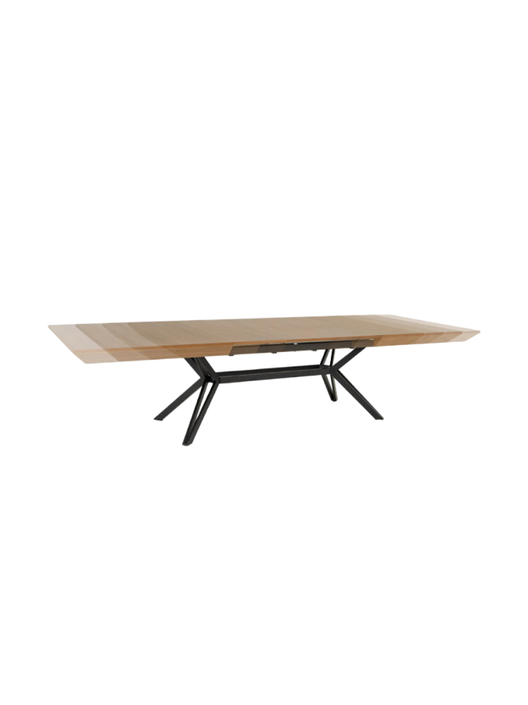 Grosser, ausziehbarer Design Esstisch „Lotus“ 200-320 x 120 cm Invicta Interiors