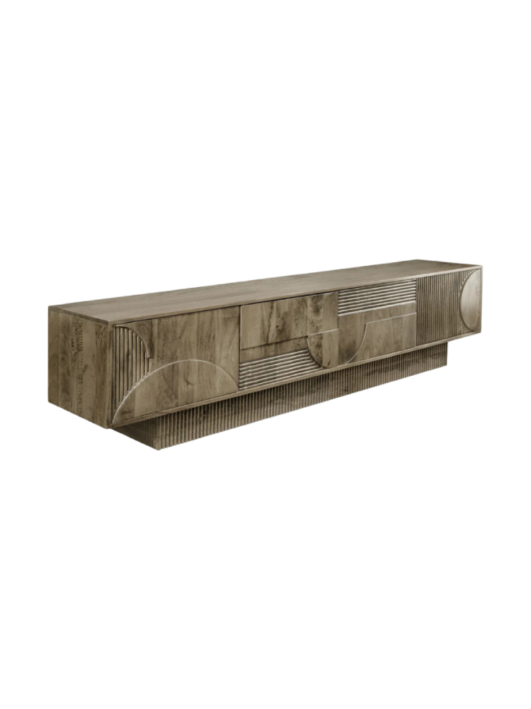 Grosses, massives Design Lowboard „Art Deco“ Invicta Interiors