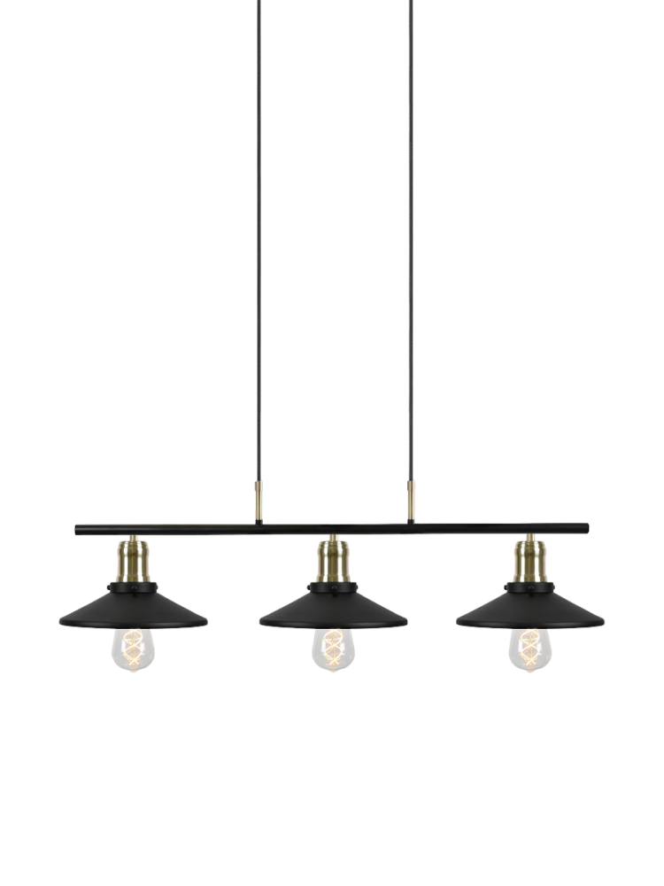 Design Hängelampe „Disc 3“ - Schwarz Globen Lighting