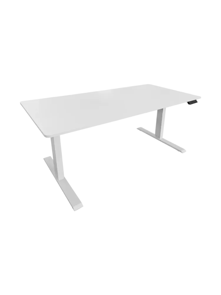 Höhenverstellbarer Schreibtisch „White Desk“ 140 x 60 cm Invicta Interiors