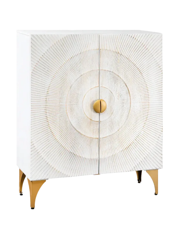 Massivholz Design Highboard „Brilliant Sunset“ Invicta Interiors