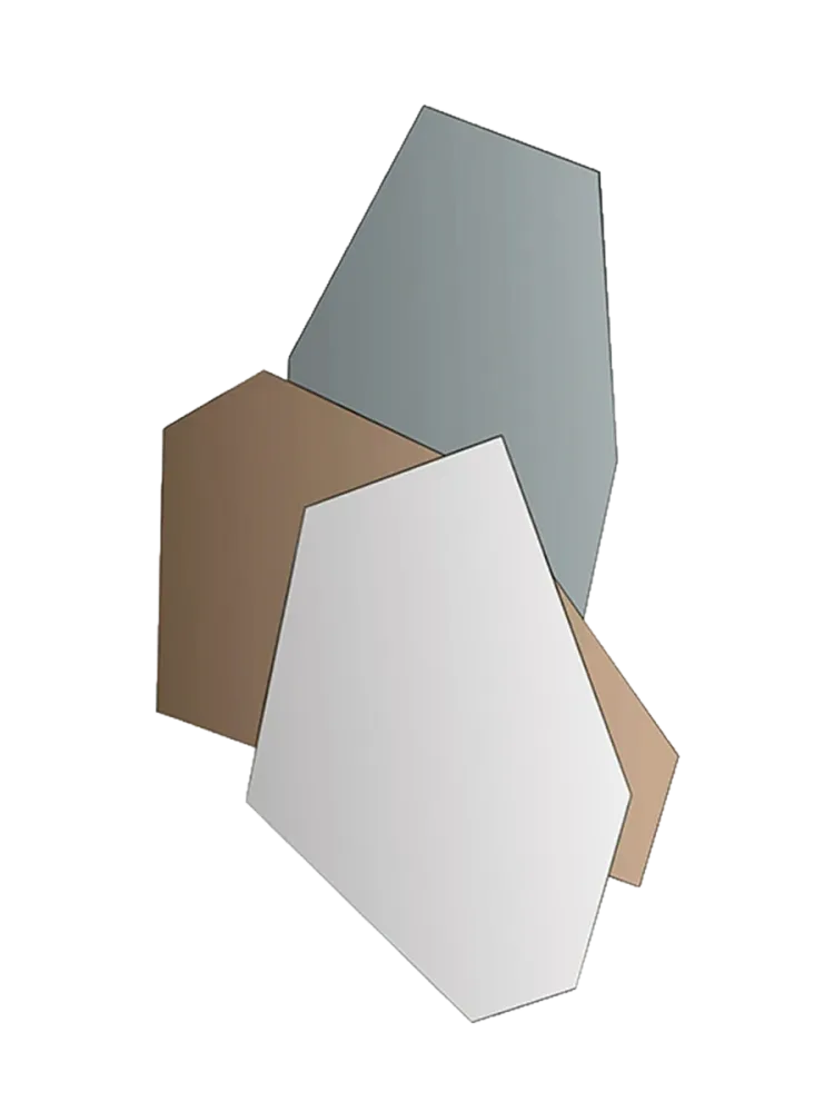 Design Wandspiegel „Geometric“, verschiedene Grössen Invicta Interiors