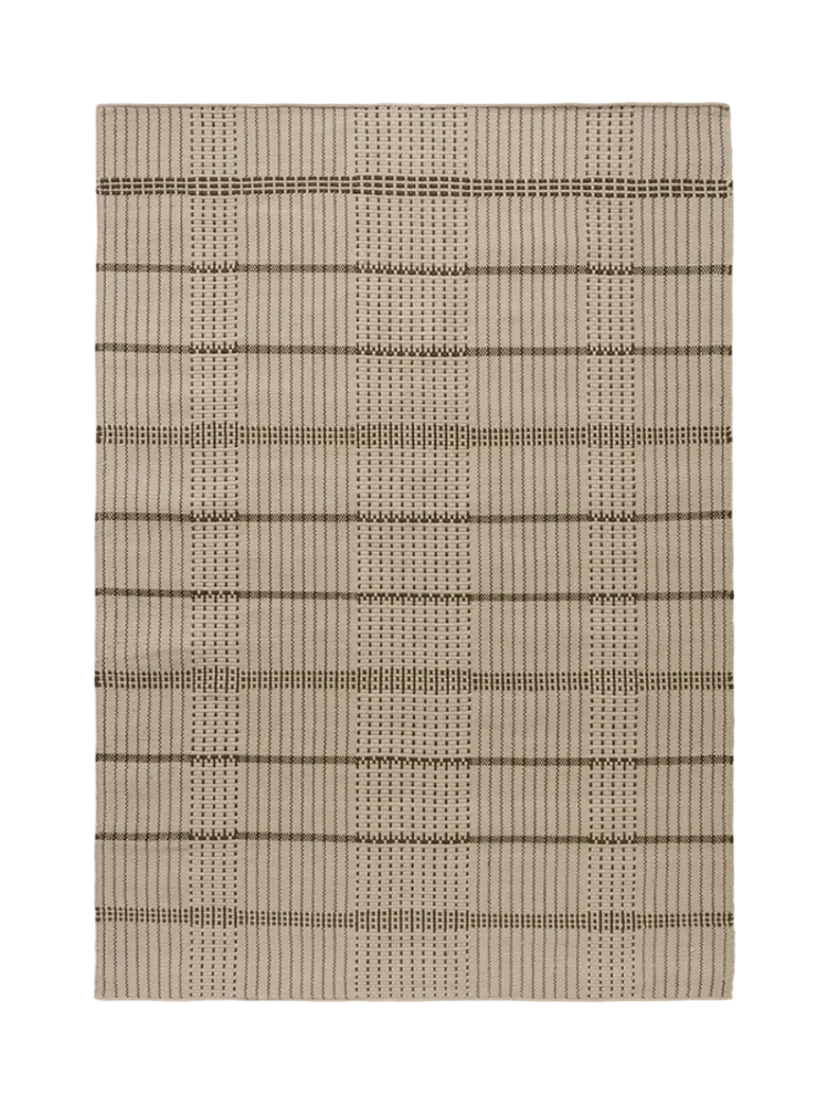 Hochwertiger In-/Outdoor Designer Teppich „Zona Olive Stich“, verschiedene Grössen BRINK & CAMPMAN
