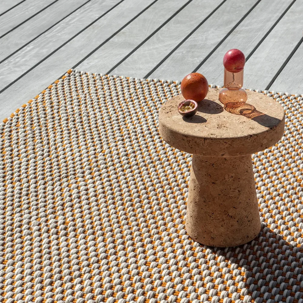 Handgewebter In-/Outdoor Designer Teppich „Lace Tricolore“ BRINK & CAMPMAN