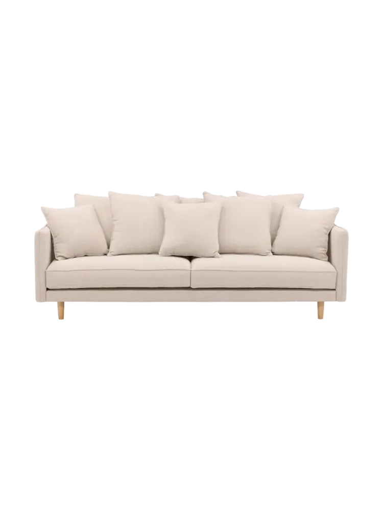 3-Sitzer Design Sofa „Segelskären“ Leinen VE DESIGN