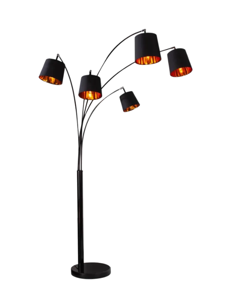 Flexible Design Stehlampe „Levels“ mit Marmorsockel Invicta Interiors