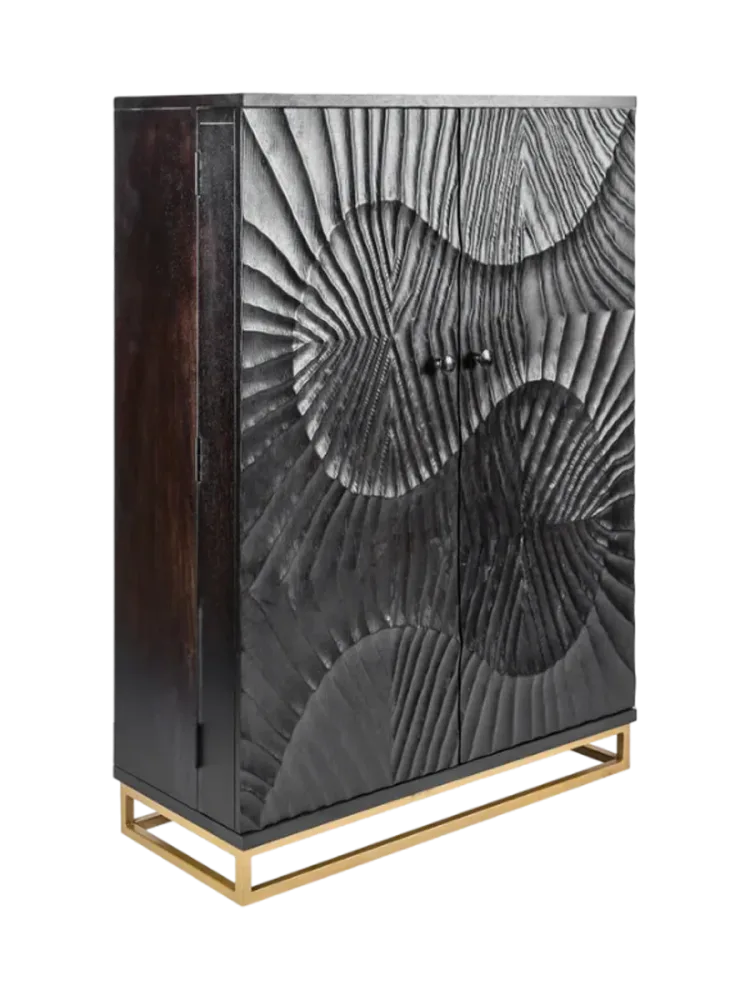 Massivholz Design Barschrank „Skorpion“ Invicta Interiors