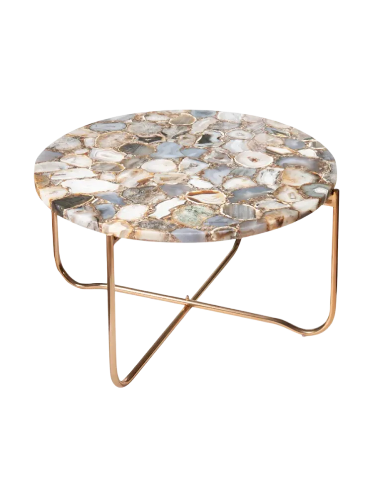 Marmor Couchtisch „Noblesse“ Ø 62 cm Invicta Interiors