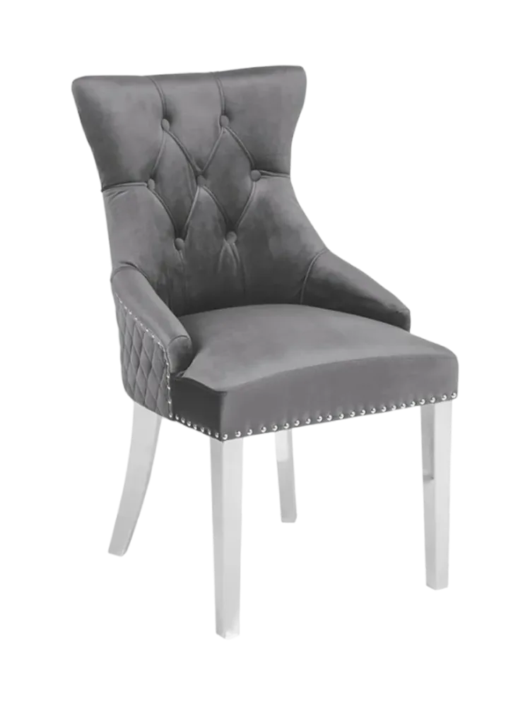 Design Esszimmerstuhl „Castle“ mit Löwenkopf Invicta Interiors