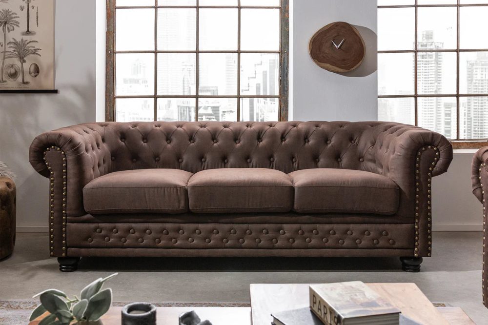 3-Sitzer Sofa „New Chesterfield“ Invicta Interiors