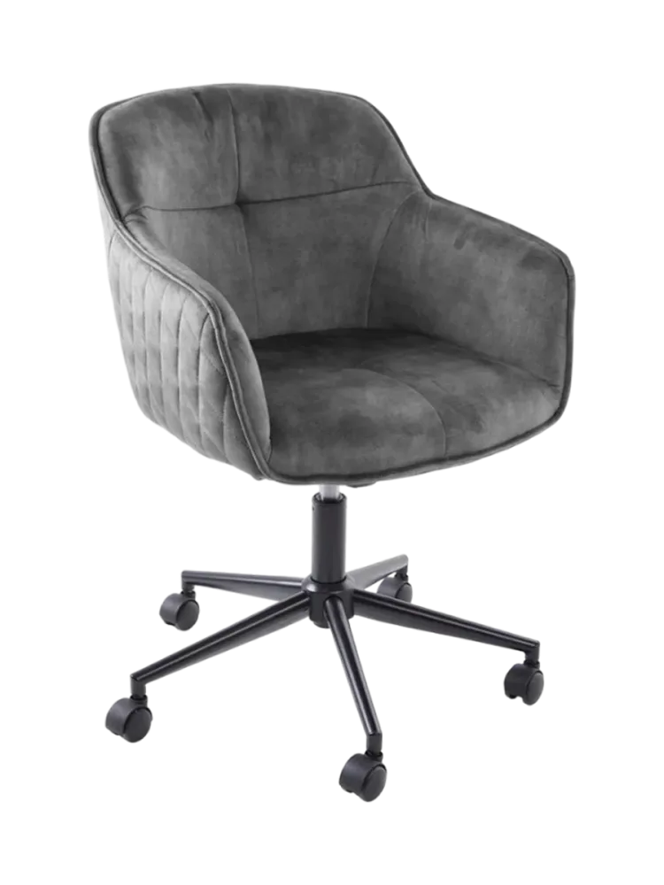 Design Bürostuhl „Leonie“ mit Samtbezug Invicta Interiors