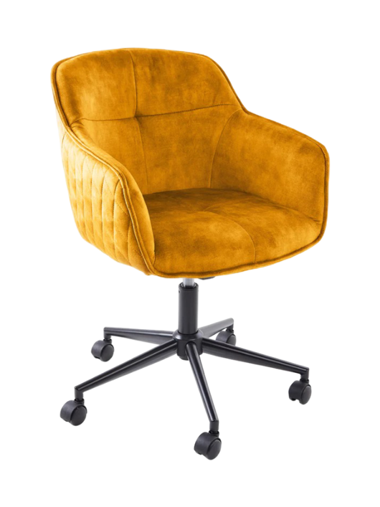 Design Bürostuhl „Leonie“ mit Samtbezug Invicta Interiors