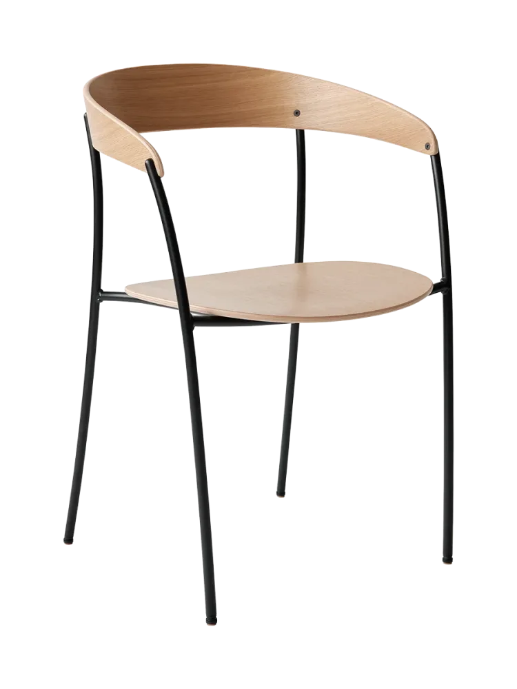 Massiver Design Armlehnstuhl „Missing“ NEW WORKS