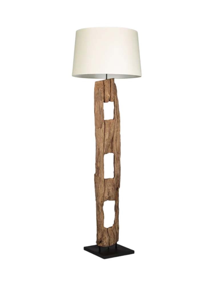 Handgefertigte Stehlampe „Barracuda“ aus Treibholz Invicta Interiors
