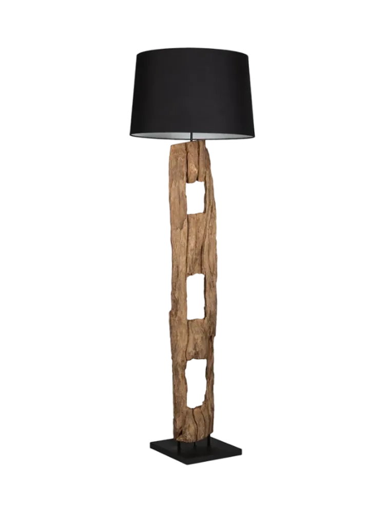 Handgefertigte Stehlampe „Barracuda“ aus Treibholz Invicta Interiors