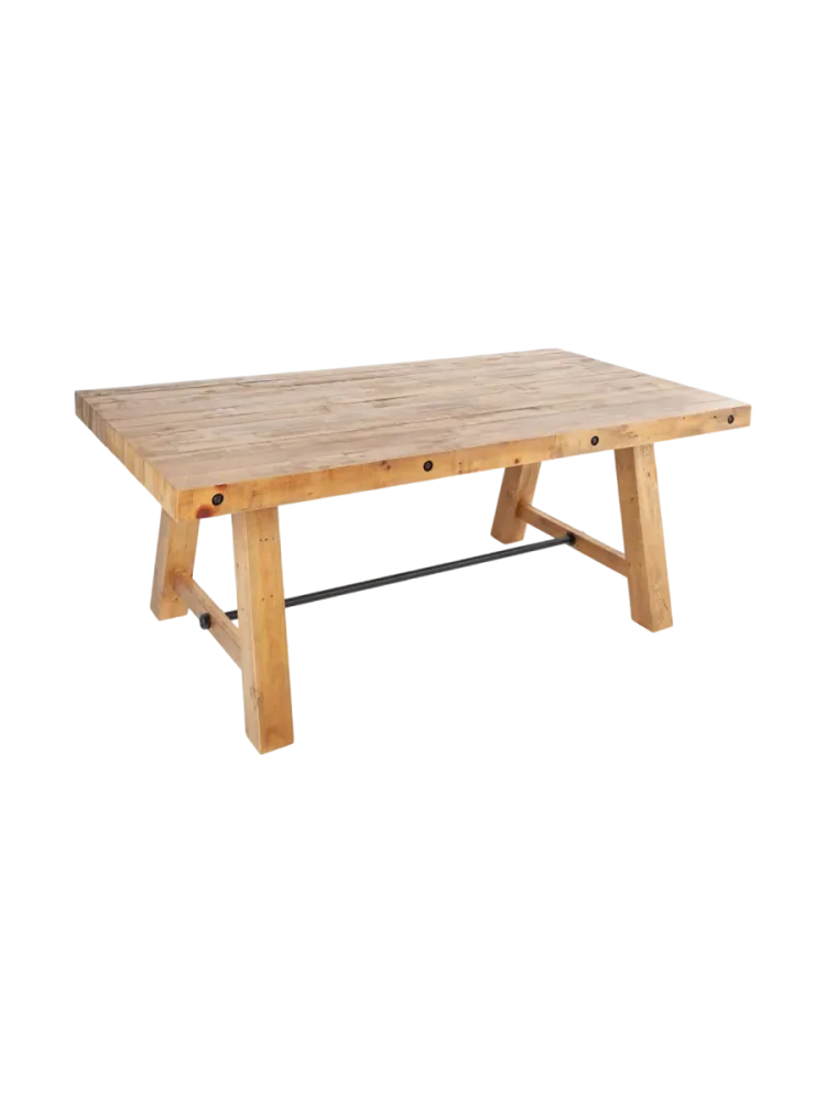 Recycelter Massivholz Esstisch „Finca“, verschiedene Grössen Invicta Interiors
