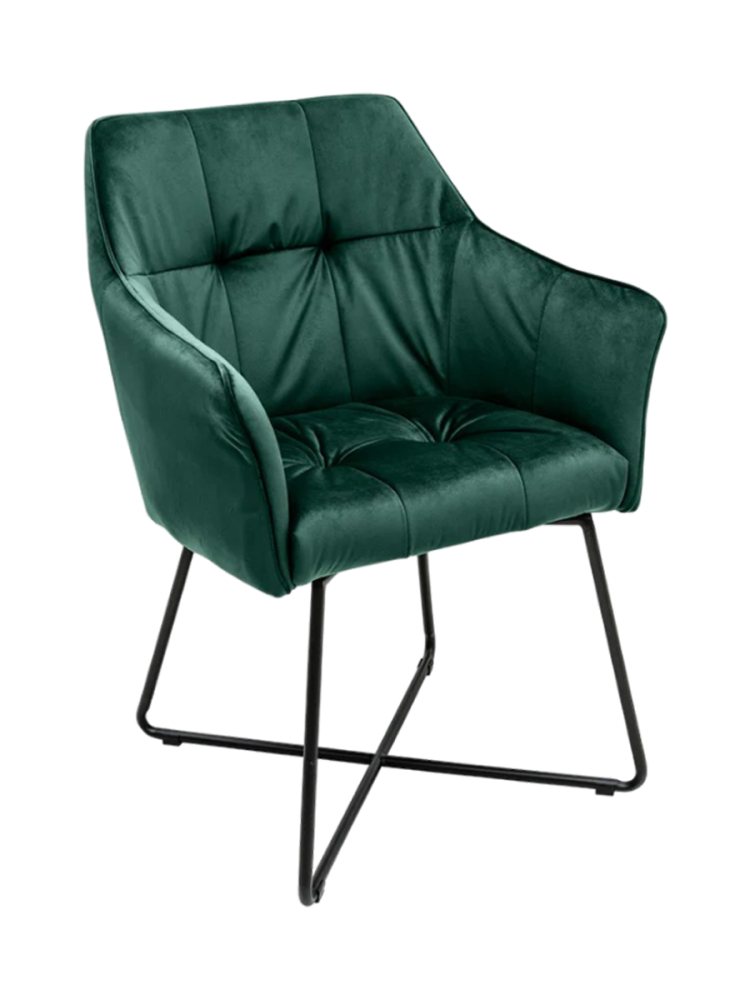 Samtiger Armlehnstuhl „Lofty“ Invicta Interiors