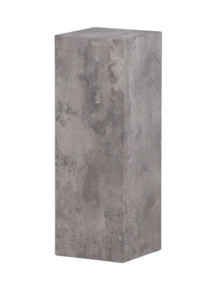 Blumen- und Dekorationssäule „Ramsvik“ - Höhe 65 cm Grau VE DESIGN