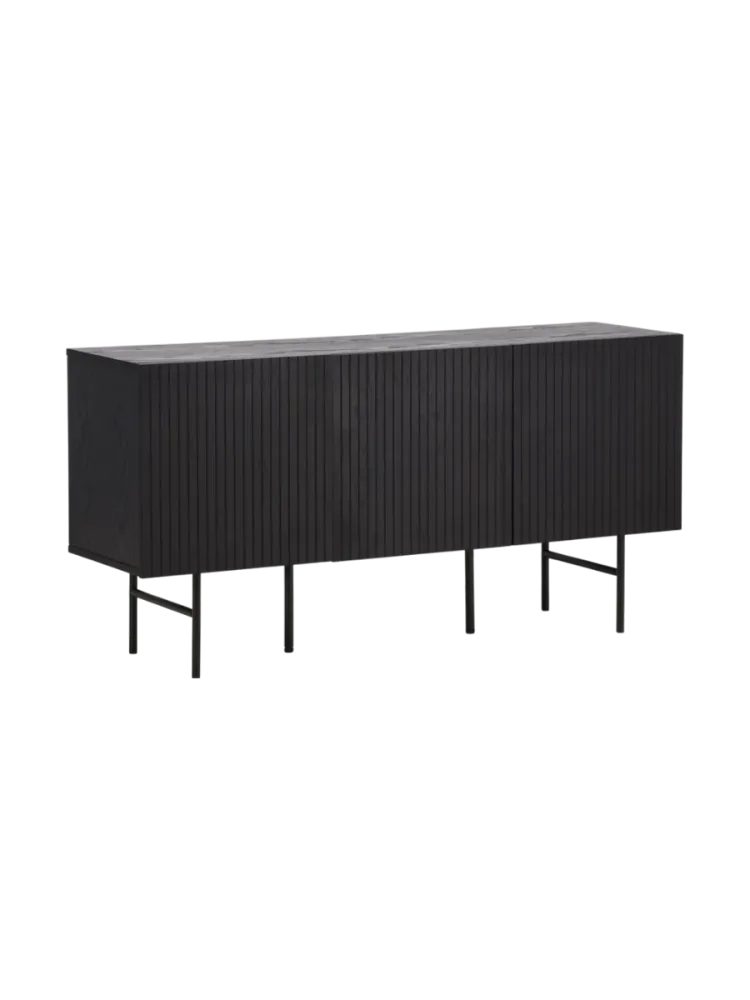 Design Sideboard „Björkön“ Eiche Schwarz VE DESIGN