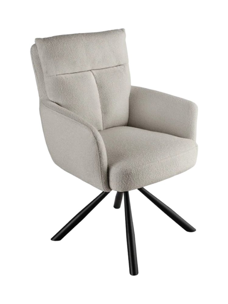 360° Drehbarer Armlehnstuhl „Big Nevis“ Invicta Interiors