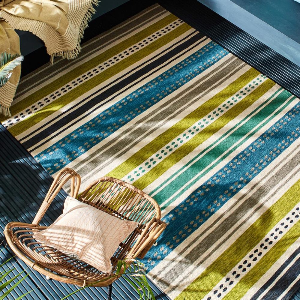 Hochwertiger In-/Outdoor Designer Teppich „Rivi Kiwi“, verschiedene Grössen SCION
