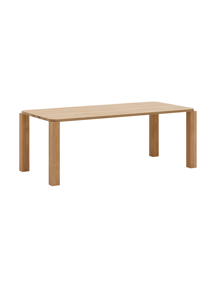 Designer Massivholz Esstisch „Atlas“, Eiche Natural geölt NEW WORKS