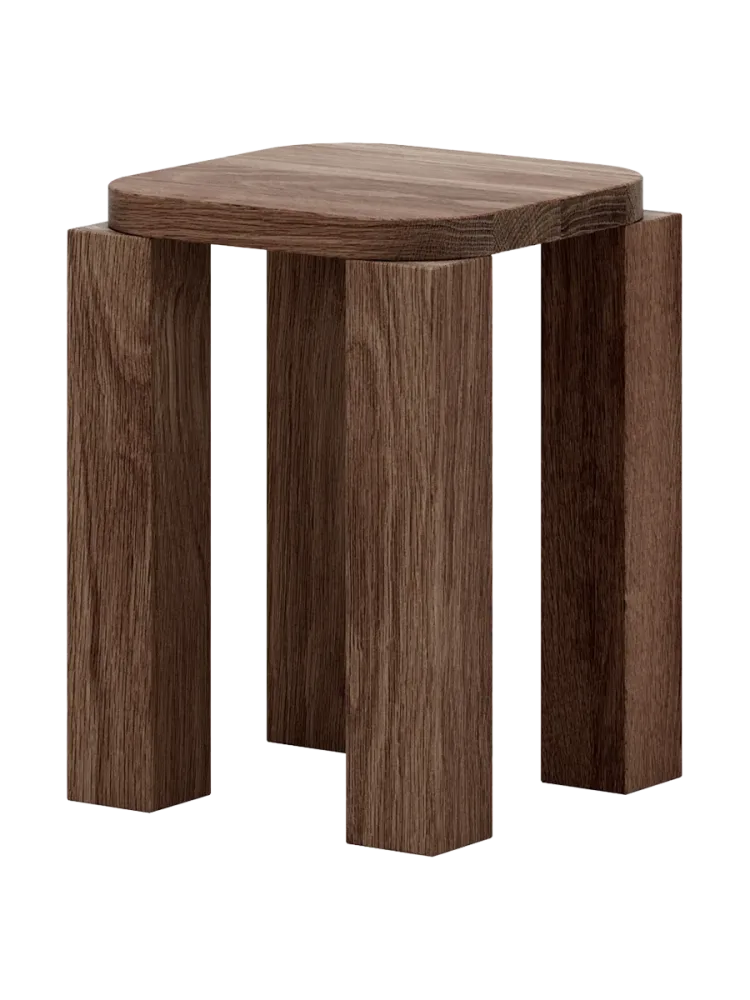 Designer Massivholz Hocker „Atlas“ NEW WORKS