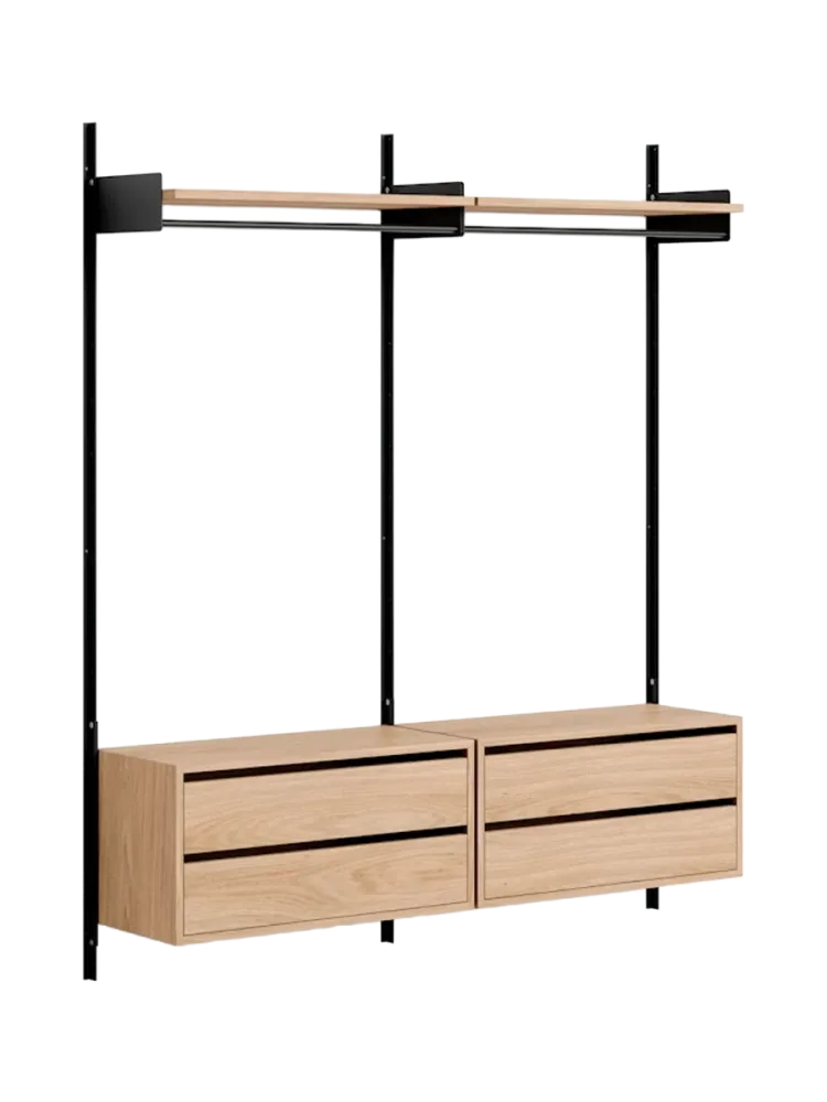 Modulare Design Wandgardarobe „New Works Wardrobe Cabinet II“