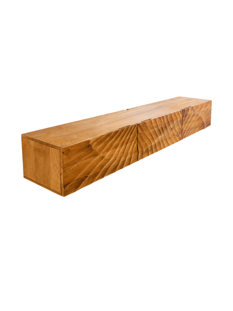 Hängendes Massivholz Lowboard „Skorpion“ Invicta Interiors