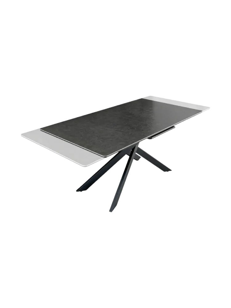 Ausziehbarer Designer Esstisch „Alpino“ aus Keramik 160-200 x 90 cm Invicta Interiors