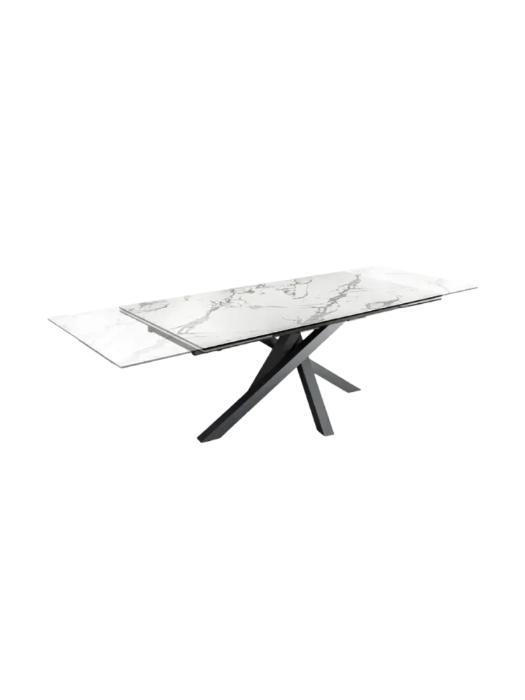 Ausziehbarer Designer Esstisch „Marvin“ aus Keramik 180-260 x 90 cm Invicta Interiors