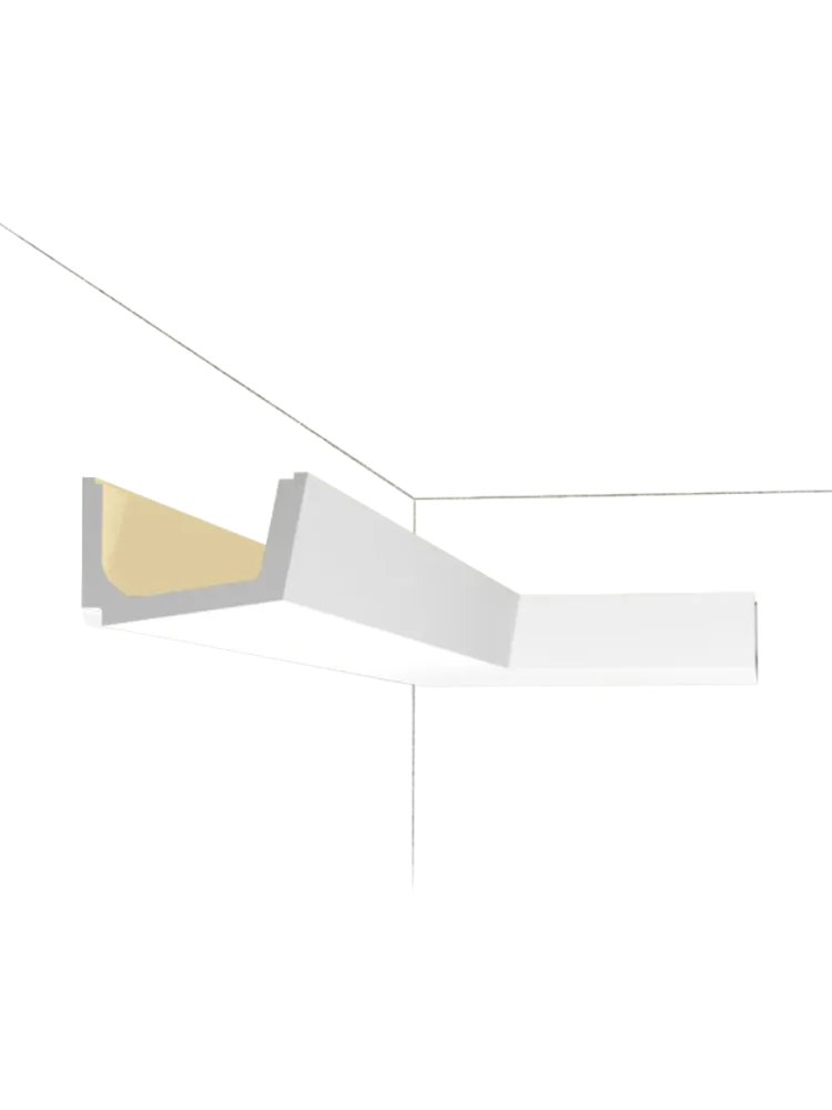 Deko-Wandprofil „STRAIGHT C 357“ für Indirekte Beleuchtung - 200 cm Orac Decor