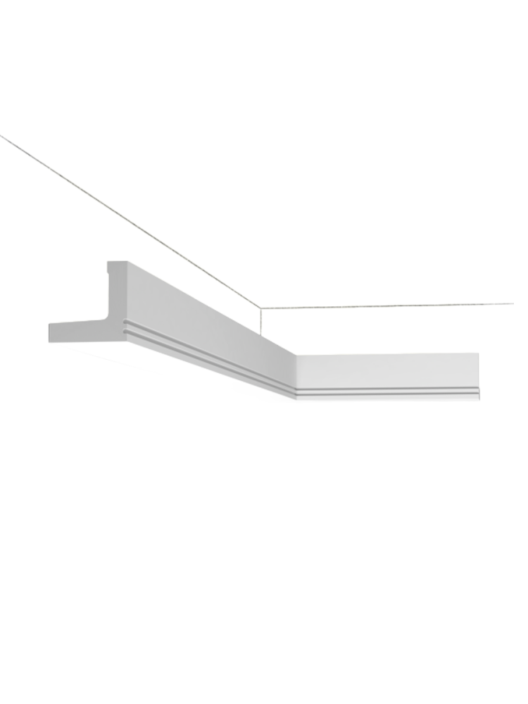 Deko-Wandprofil „STRIPE C 361“ für Indirekte Beleuchtung - 200 cm Orac Decor